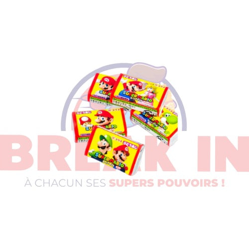 Chewing-gum Mario x 5