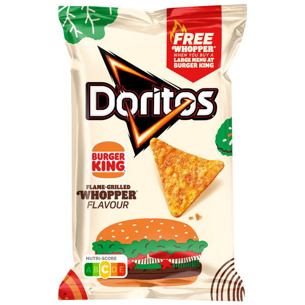 Doritos Flame-Grilled Whopper Burger King 12x100g
