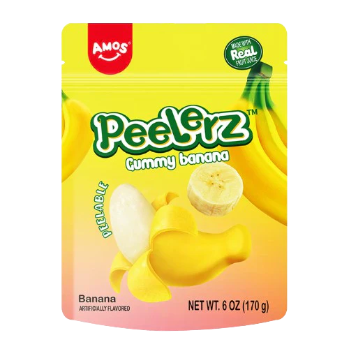 Amos 4D Fruit Gummy Banana 24x65g