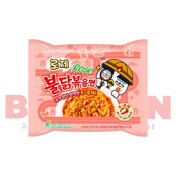 Nouilles Samyang Ramen au poulet Buldak rosé