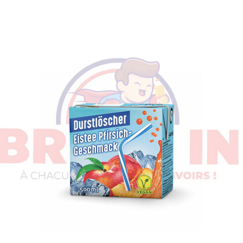 Durstlöscher Ice Tea Pêche - Jus au gout de thé glacé à la pêche
