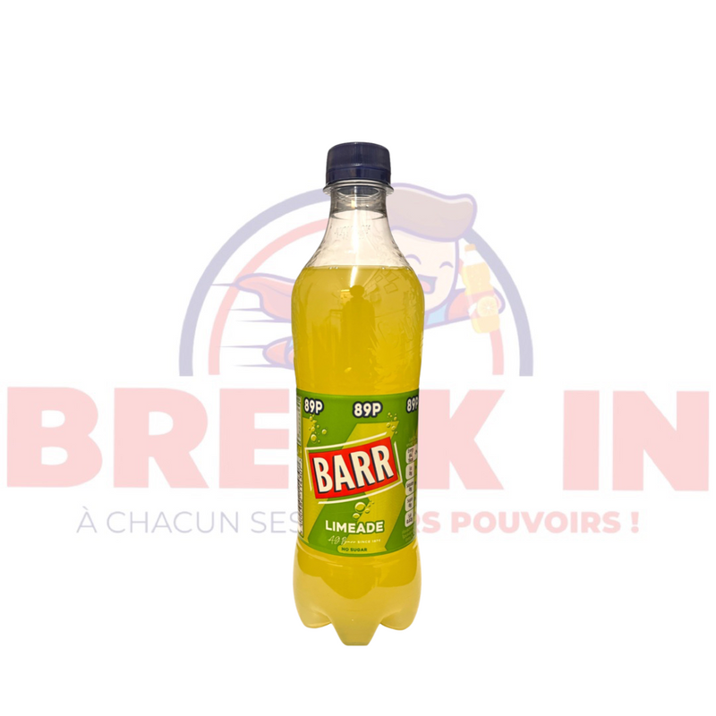 Barr au citron vert : Boisson gazeuse pétillante à saveur de citron vert 