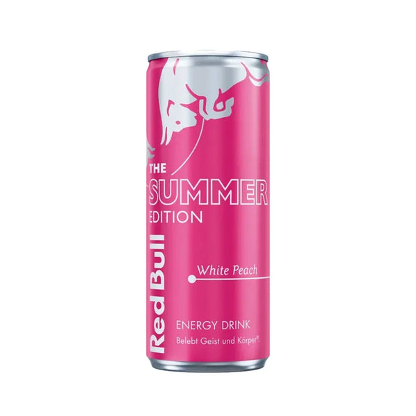 Red Bull White Peach Summer Edition 12x33cl - Red Bull Pêche Blanche