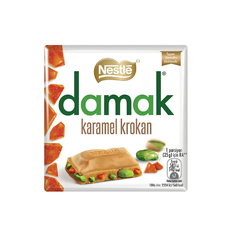 Damak Karamel Krokan 6x60g - Krokan Damak Caramel